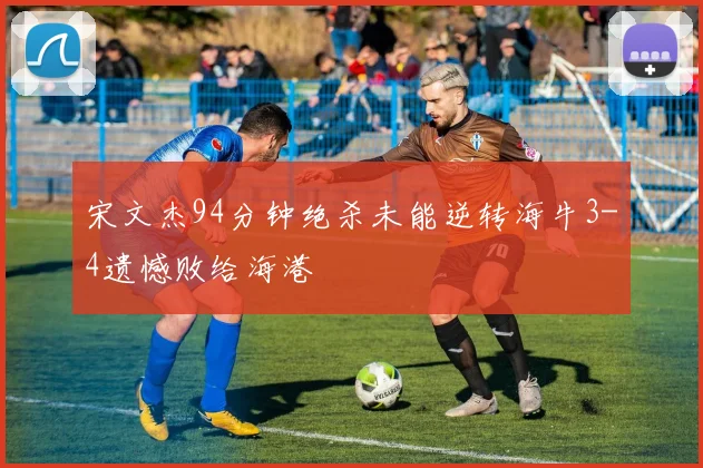 宋文杰94分钟绝杀未能逆转海牛3-4遗憾败给海港